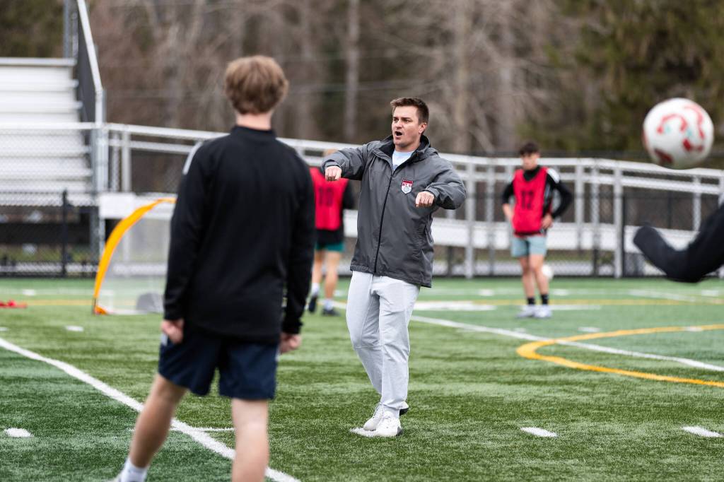 Mount Si Wildcats boys soccer practice on March 14, 2025. Photos by Henry Rodenburg