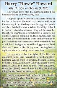 Harry "Howie" Howard | Obituary