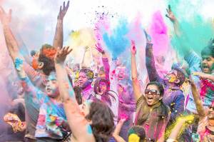 Redmonds 2019 Holi Festival of Color. Duvall is holding its first Festival of Color at Depot Park on March 22. Photo courtesy of Creative Flashes Photography