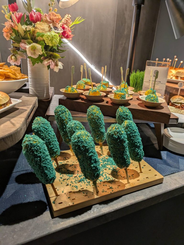 A major surprise, the What Up Corn Dog, brought spice and blue crunch to the menu. Photo by Bailey Jo Josie/Sound Publishing