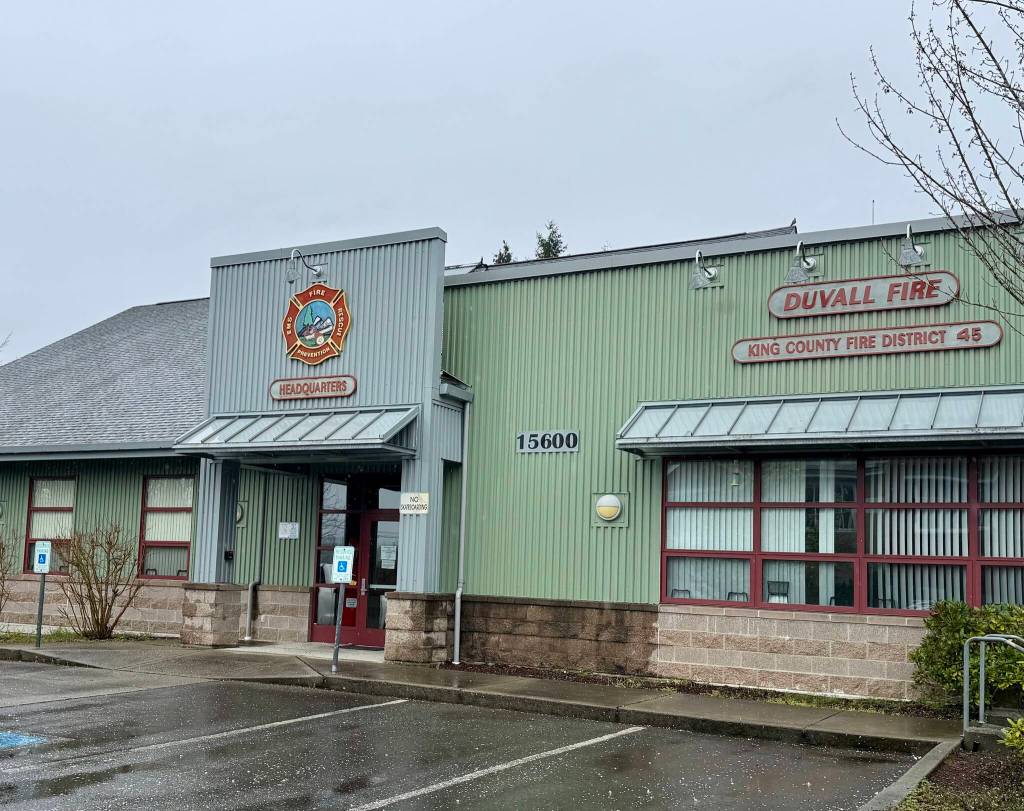 The Duvall Fire station, April 8, 2025. (Grace Gorenflo/Valley Record)