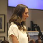 Rivka Wilcoxson, mother of Matilda Wilcoxson and Eloise Wilcoxson giving a statement to the judge. Photo by Joshua Solorzano/Sound Publishing