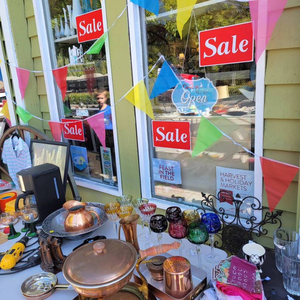 Photo courtesy of Queen Bee Antiques
The Queen Bee Antiques rummage sale in September 2024 in Duvall. The next rummage sale is May 24-26.