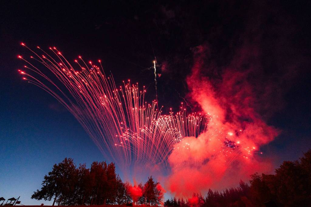 Photo courtesy of Red, White & Boom
Fireworks at Red, White & Boom 2024.