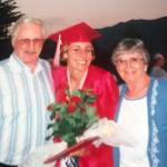 Kevins parents, Herb and Helen Hauglie, were also Farmers agents from 1962 to 1998. Pictured here with Kevins daughter  their granddaughter  Angela Donaldson, who is continuing the family legacy and now works alongside her father. Photo courtesy of Kevin Hauglie Insurance.