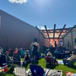 Concertgoers wait for the show to start at the Millers outdoor venue, July 3, 2025. (Grace Gorenflo/Valley Record)
