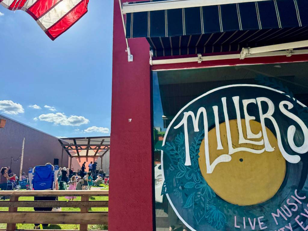 The Millers outdoor venue is right outside the historic building. Photos by Grace Gorenflo/Valley Record