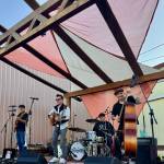 Local band The Dusty 45s perform at the opening of the Millers outdoor venue, July 3, 2025. (Grace Gorenflo/Valley Record)