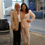 North Bend Mayor Mary Miller (left) stands for a photo with new City Administrator Amber Emery at a City Council meeting June 17, 2025. Photo courtesy of the city of North Bend