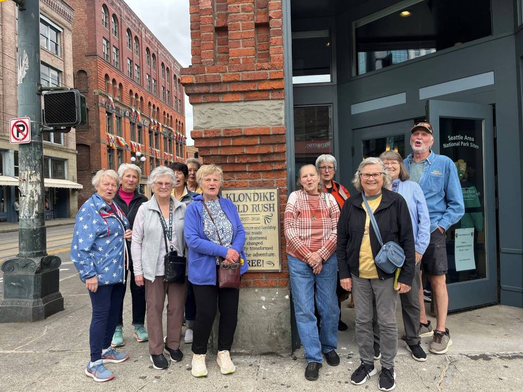 Seniors take a trip to Seattle with Sno-Valley Senior Center to learn about the Klondike Gold Rush, June 2025. Photo courtesy of Sno-Valley Senior Center
