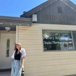 June and Gem owner Ashley Grammer stands for a photo outside the ceramics studio, July 24, 2025. Grace Gorenflo/Valley Record
