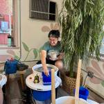 An instructor teaches a private lesson at June and Gem ceramics studio, July 24, 2025. Grace Gorenflo/Valley Record