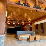 The lobby of the Snoqualmie Casinos new hotel, July 31, 2025. (Grace Gorenflo/Valley Record)