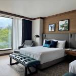 A double queen room at the Snoqualmie Casino's new hotel, July 31, 2025. (Grace Gorenflo/Valley Record)