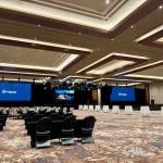 The ballroom at the Snoqualmie Casinos new hotel, July 31, 2025. (Grace Gorenflo/Valley Record)