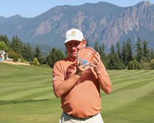 Steve Allan won the 2025 Boeing Classic by one stroke over second round leader Stewart Cink at Snoqualmie Ridge. Photo by Jim Nicholson