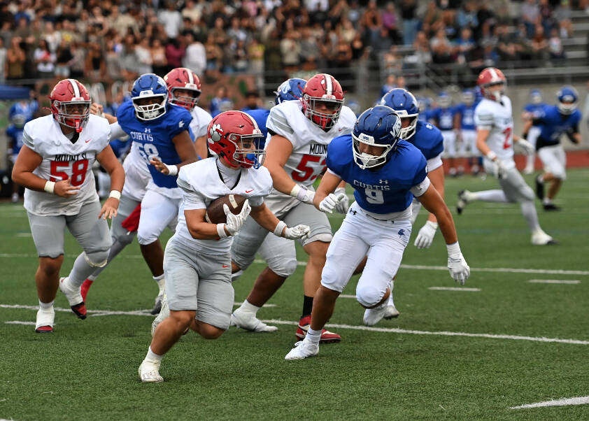 The Mount Si High School Wildcats lost to Curtis High School in their season opener Sept. 5 on the road by a score of 30-14. Photo courtesy of Calder Productions