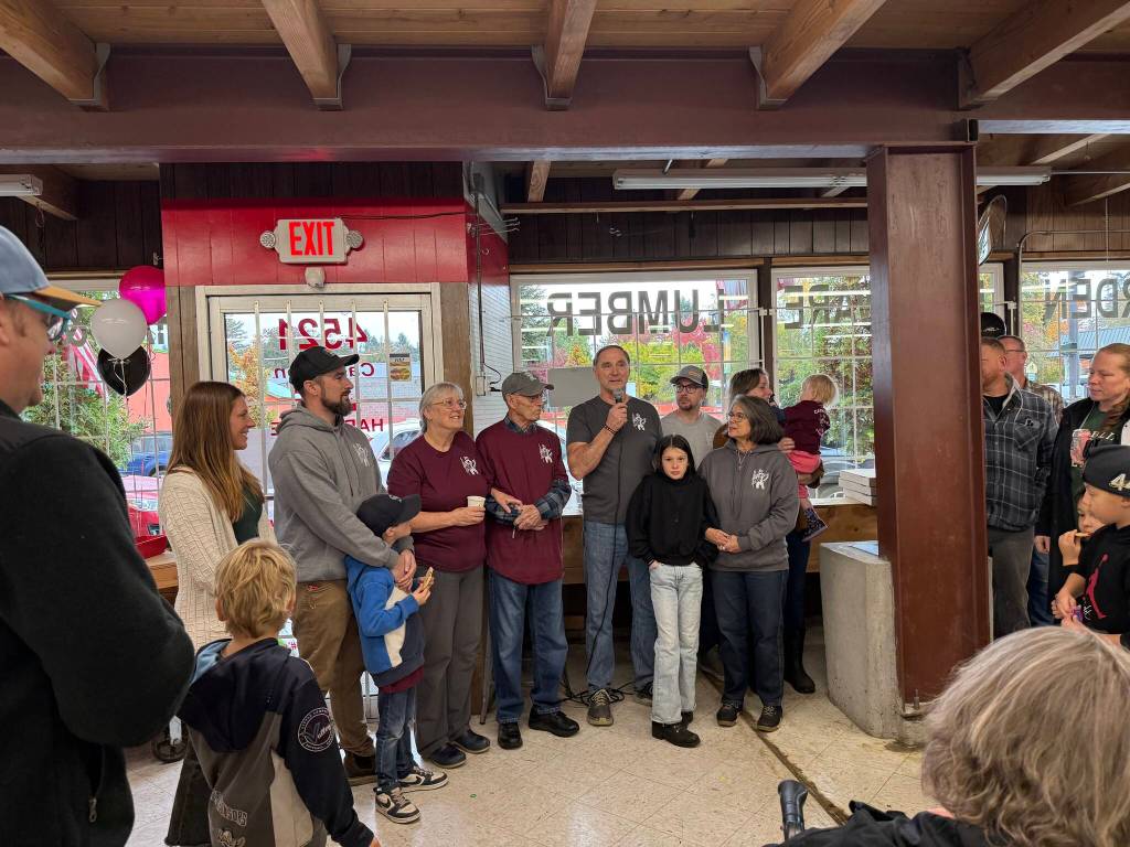 The family as Ron Cox is sharing his heartfelt gratitude to the community. Photo courtesy of Sara Cox