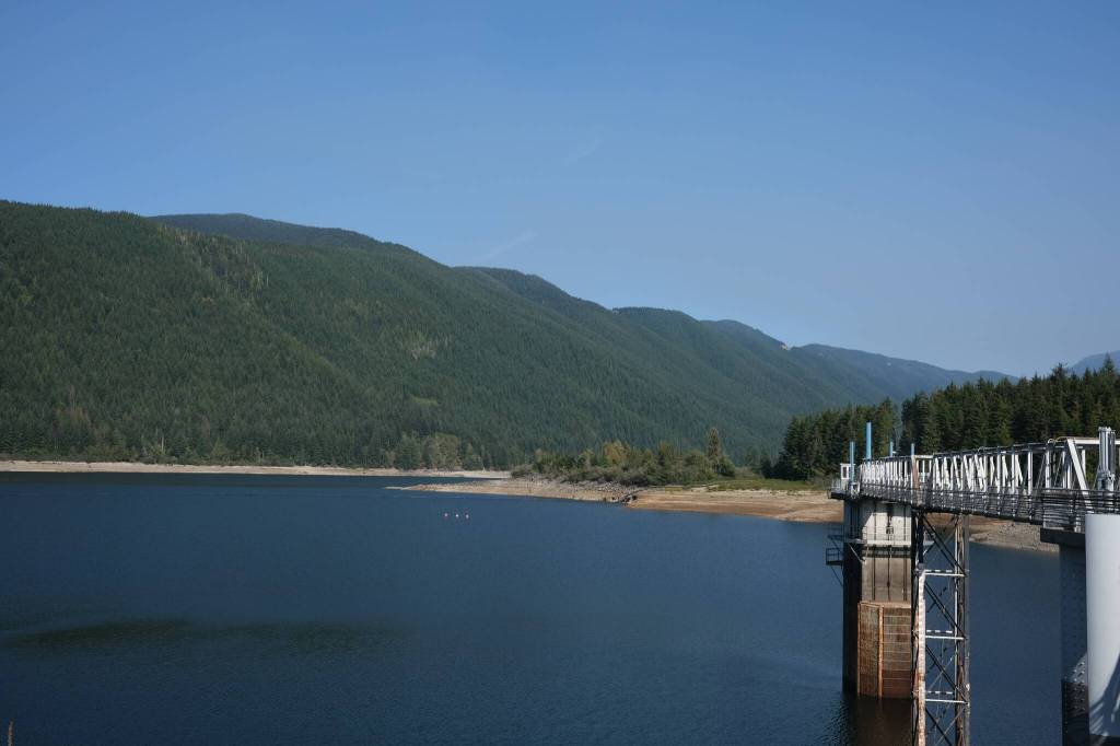 The South Fork Tolt River reservoir, Sept. 22, 2025. (Grace Gorenflo/Valley Record)