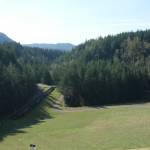 The view from the top of the South Fork Tolt River reservoir, Sept. 22, 2025. The watersheds changes in elevation help generate hydroelectricity. Grace Gorenflo/Valley Record