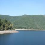 The South Fork Tolt River reservoir, Sept. 22, 2025. The reservoir stores up to 57,900 acre-feet of water. Grace Gorenflo/Valley Record