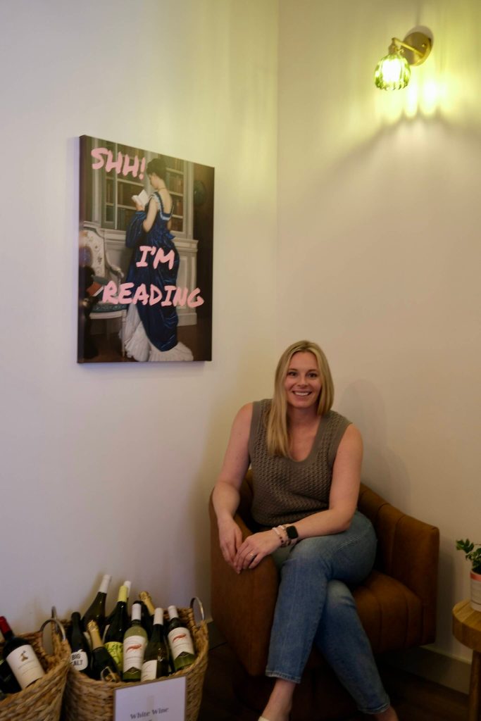 Julie Thomas, owner of Books and Bottles, Sept. 9, 2025. (Grace Gorenflo/Valley Record)