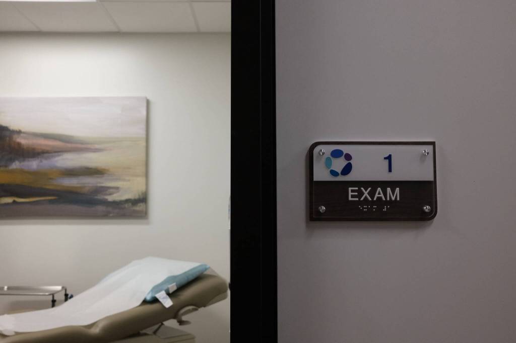 The new Snoqualmie Valley Health clinic has six exam rooms. (Grace Gorenflo/Valley Record)