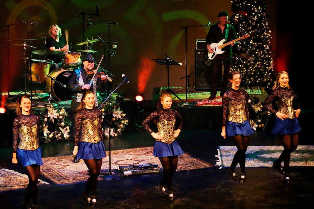 Electric violin maestro Geoffrey Castle welcomes the Seattle Irish Dance Company and others for this years Christmas in Washington Concert Series. Courtesy Christmas in Washington