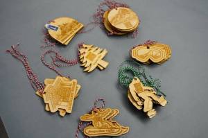 This years ornaments for the SnoValley Chamber of Commerce ornament hunt. Photo courtesy of the SnoValley Chamber