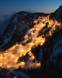 Winter slopes at The Summit at Snoqualmie. Photo courtesy of The Summit at Snoqualmie