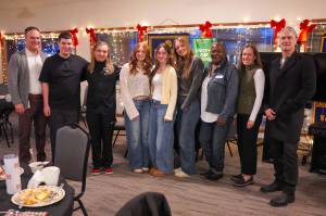 Mount Si High School students were recognized by Snoqualmie Valley Rotary at a breakfast Dec. 18, 2025. Photo courtesy of Snoqualmie Valley School District