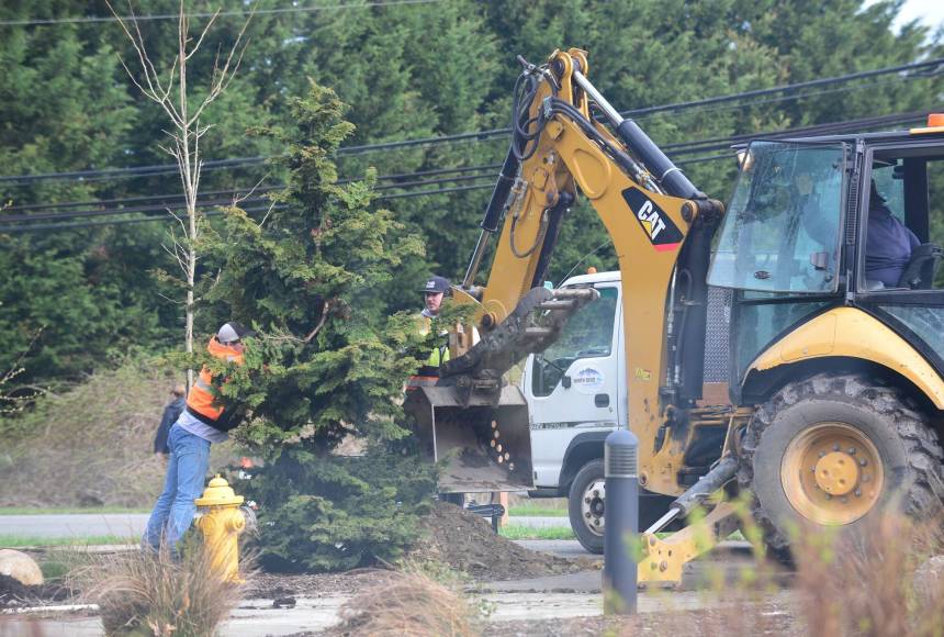 <p>North Bend Public Works out in the field. Photo courtesy of the city of North Bend</p>