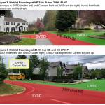 An image from the Sammamish petition showing the proximity of Lake Washington School District homes to Snoqualmie Valley School District homes.