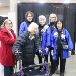 Federal Way City Council president Susan Honda stands with her mother-in-law, Charlene Honda, who is a survivor, together with members of the Puyallup Valley JACL. Photo by Bailey Jo Josie/Sound Publishing