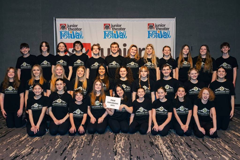 Photo courtesy of Junior Theater Festival West
PNW Performing Arts students at the 2026 Junior Theater Festival West.