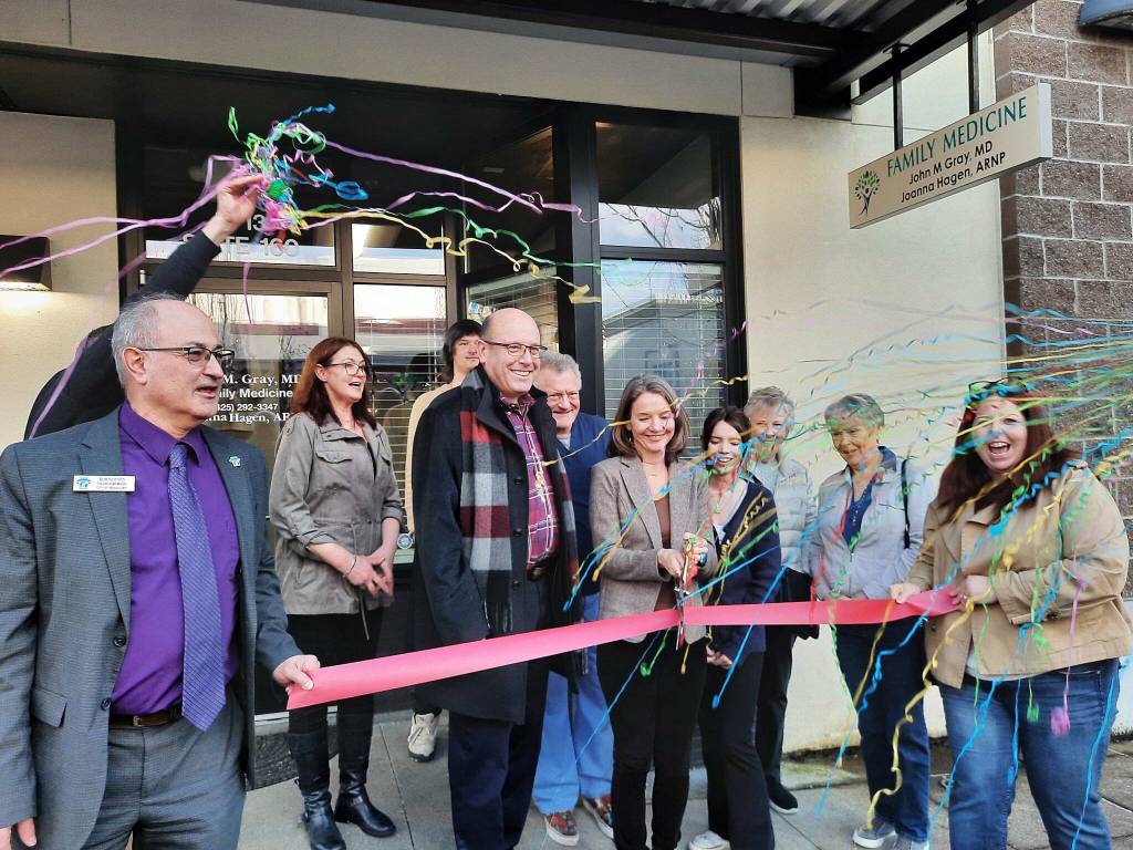 The SnoValley Chamber of Commerce hosted a ribbon cutting Feb. 20 for Joanna Hagen ARNP PLLC – Family Medicine at 7713 Center Blvd, Suite #160. She was welcomed alongside Dr. John Gray.