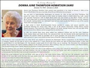 Donna Sams | Obit