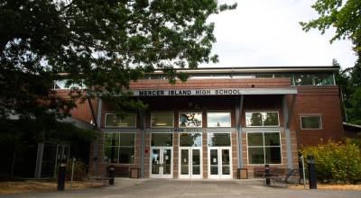 Mercer Island High School. Photo by Moe K. Clark