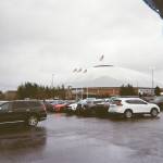 Tacoma Dome on film from a disposable camera. Ben Ray / Sound Publishing