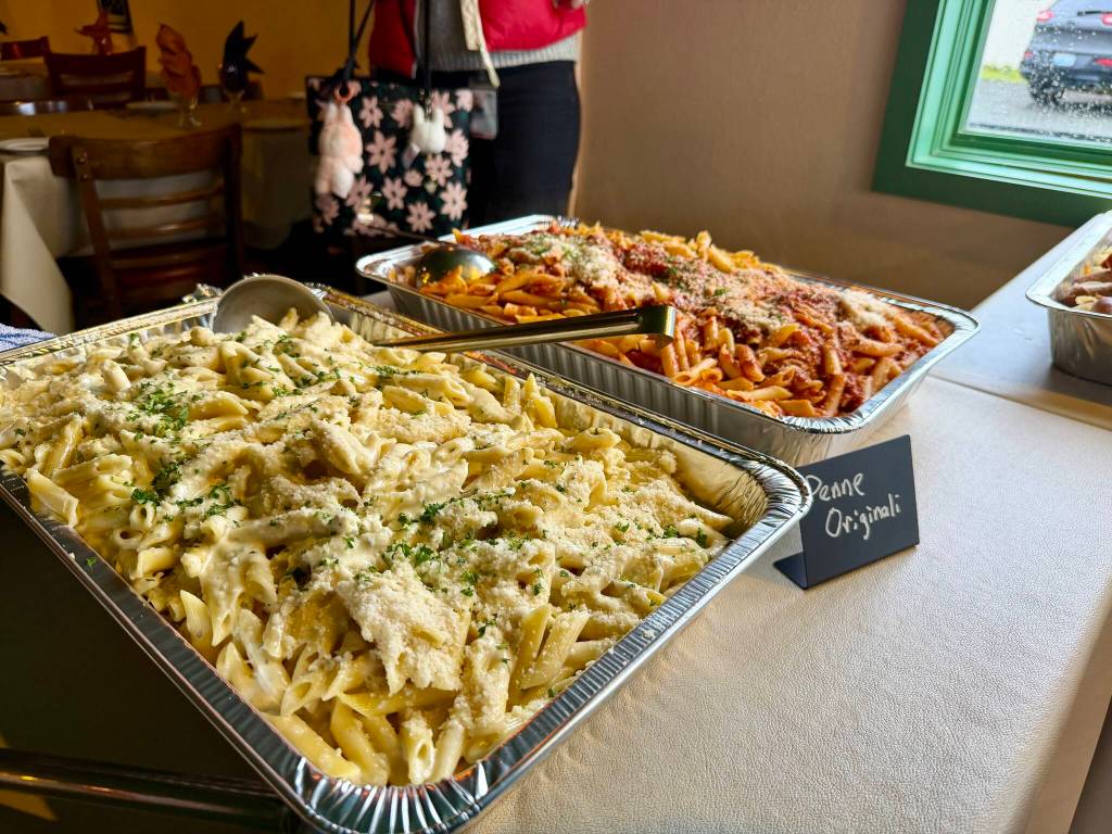 Penne pasta dishes at Paisan Ristorante. (Grace Gorenflo/Valley Record)