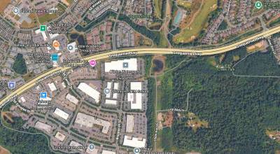 A satellite image of Snoqualmie Ridge showing the land south of Fisher Creek Park where the proposed battery storage site would reside. Image courtesy of Google Maps