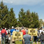 Locals rally at Fisher Creek Park in Snoqualmie Ridge, April 26, 2026.