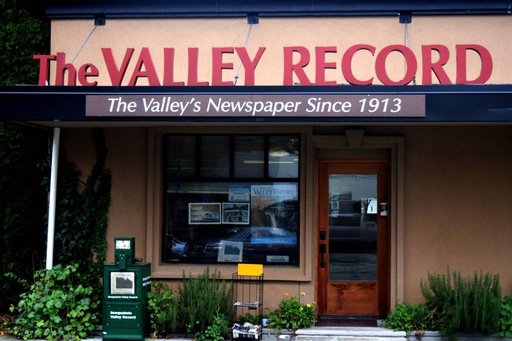 File photo
The Snoqualmie Valley Records downtown Snoqualmie office.