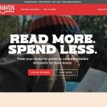The Goodhaven Books website. Image courtesy of Trevor Smith