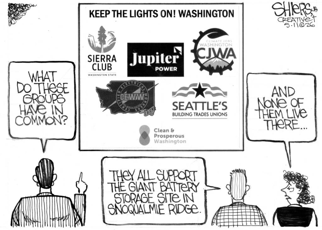 Cartoon by Frank Shiers