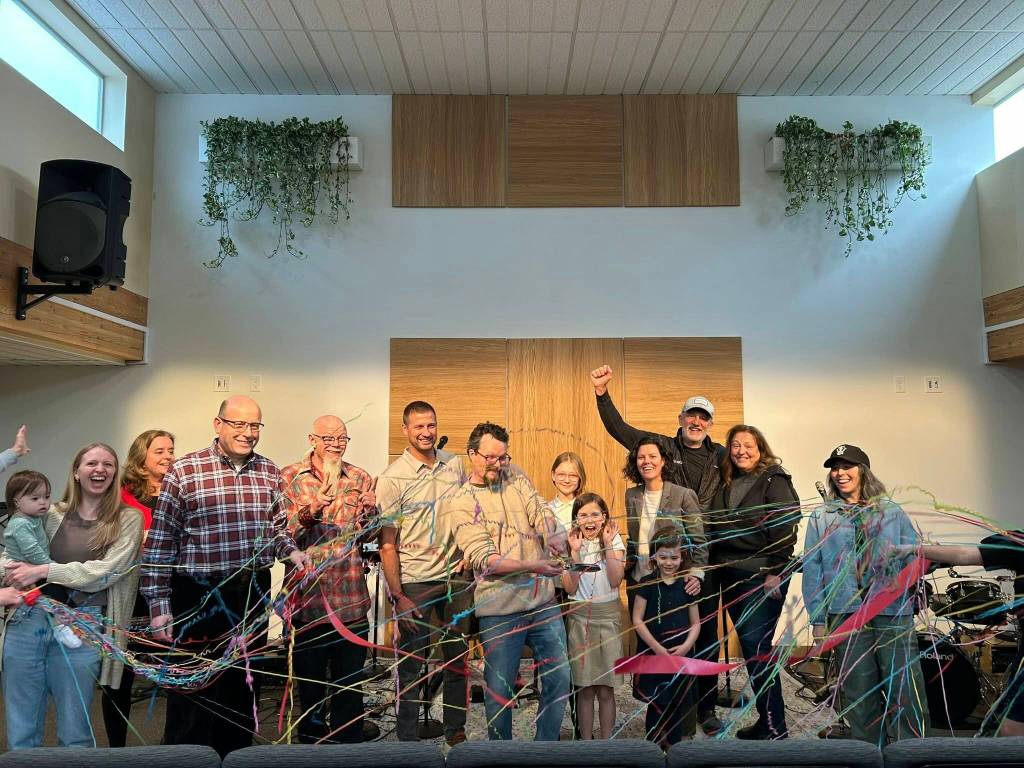 The SnoValley Chamber of Commerce hosted a grand opening celebration May 12 for Downtown Church in Snoqualmie. Courtesy photo
