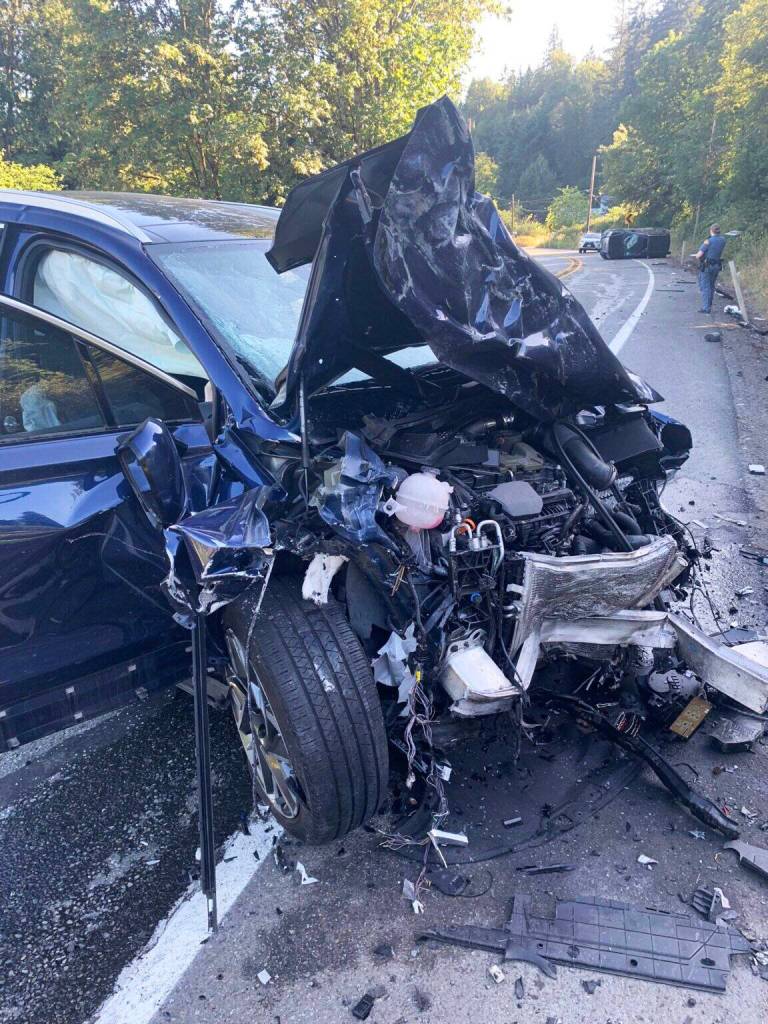 COURTESY FILE PHOTO, Washington State Patrol
A reported DUI crash in 2024 along State Route 900 in Renton.