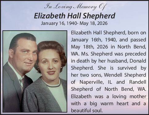 Elizabeth Shepherd | Obit