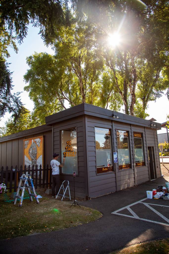 The Treehouse Kitchen building. Photo courtesy of Treehouse Point