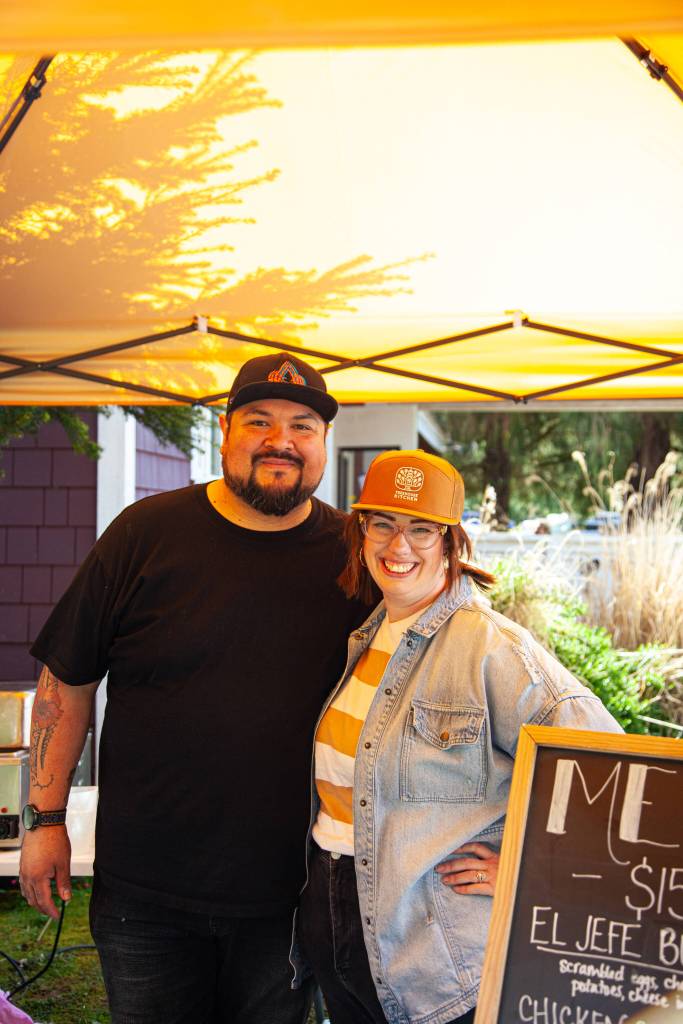 Photo courtesy of Treehouse Point
Manny Rodriguez (left) and Abbey Rodriguez.